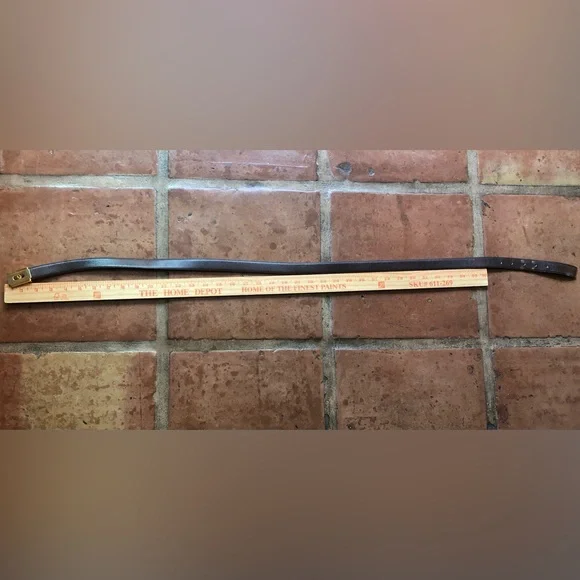 Christian Dior Monsieur leather belt 38 CD - Picture 2 of 5